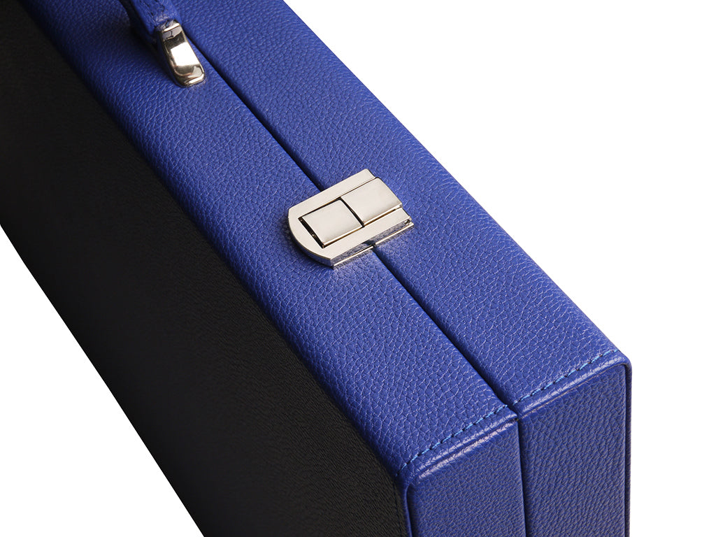 19-inch Premium Backgammon Set - Indigo Blue - EUR - American-Wholesaler Inc.