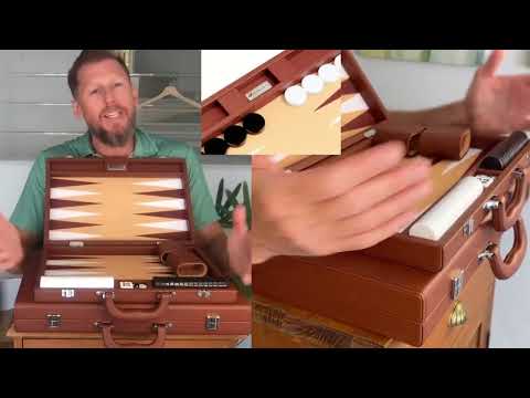 
                  
                    Video in der Galerie ansehen und abspielen, See details on the 16-inch backgammon board by Silverman &amp;amp; Co.
                  
                