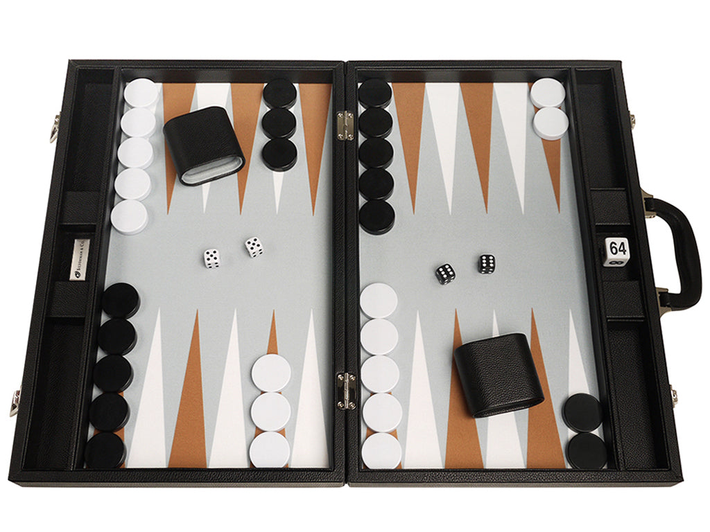 Silverman & Co. Backgammon-Set Reisegröße – Premium Brettspiel Für Unterwegs